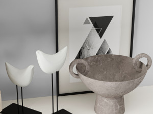 decorative set 3D 模型