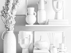 conjunto decorativo Modelo 3D