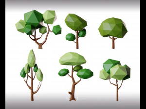 cole&ccedil;&atilde;o lowpolynatureza Modelo 3D