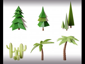 lowpolycollectionnature 3D Модель