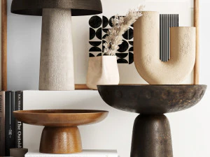 conjunto decorativo Modelo 3D