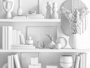 conjunto decorativo Modelo 3D