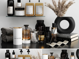 bathroom accessories 3D Model