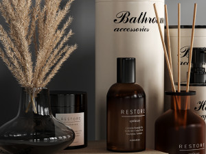 bathroom accessories 3D Model