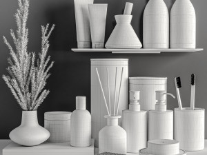 bathroom accessories 3D Model