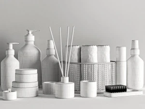 bathroom accessories 3D Model