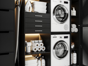 laundry room 3D 모델