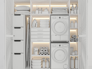 laundry room 3D 모델