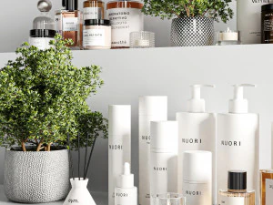 bathroom accessories 3D Model