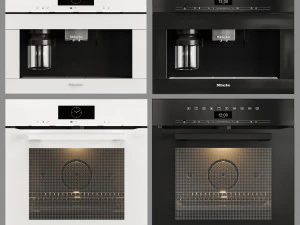 set apparecchio miele Modello 3D