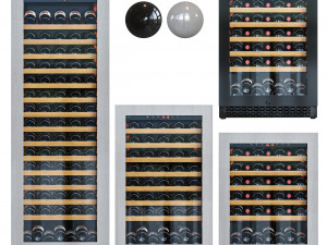 pevino wine coolers set 3D Модель