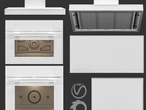 set miele appliance 3D Model