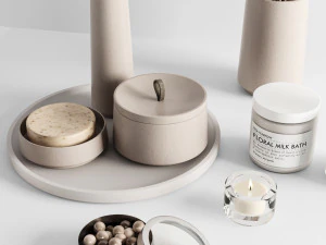 욕실 액세서리 3D 모델