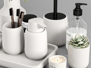 Bathroom accessories 3D Model