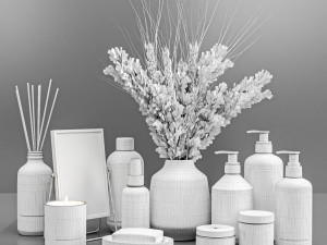 Bathroom accessories 3D Model