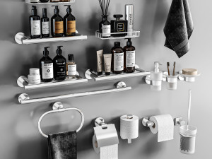 Sanco Galaxy Bathroom accessories 3D 모델