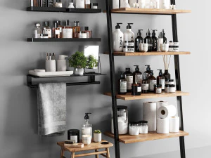 बाथरूम का सामान 3D मॉडल