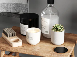 Bathroom accessories 3D Model