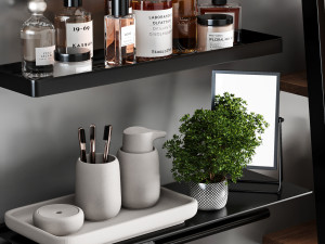 Bathroom accessories 3D Modell