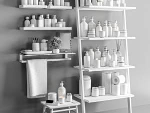 Bathroom accessories 3D Modell