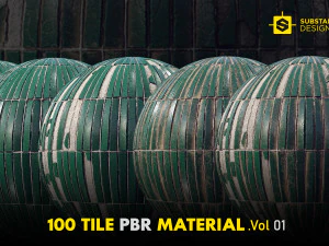 Tile PBR Materials Vol 01 CG Textures