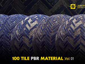 Tile PBR Materials Vol 01 CG Текстуры