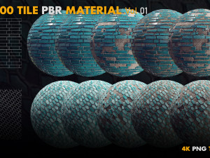 Tile PBR Materials Vol 01 CG Текстуры