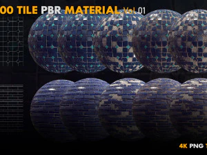 Tile PBR Materials Vol 01 CG Textures