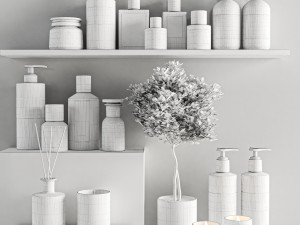Bathroom accessories Modelo 3D