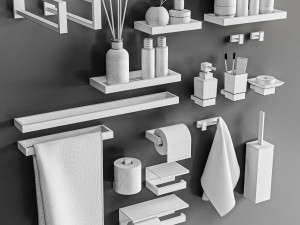 Sanco Valanio Bathroom accessories 3Dモデル