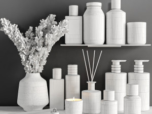 Bathroom accessories Model 3D