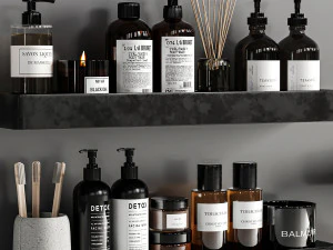 Bathroom accessories 3D Model