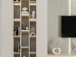 TV Wall 01 3Dモデル