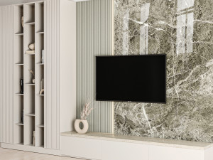 TV Wall 01 3Dモデル