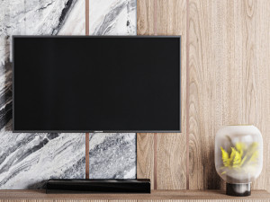 TV Wall 04 3D 모델