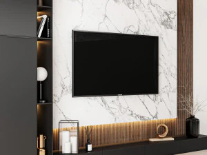 Parede de TV 05 Modelo 3D