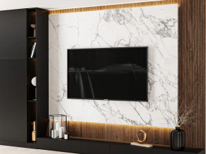 Parede de TV 05 Modelo 3D