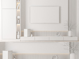 TV Wall 05 Modèle 3D