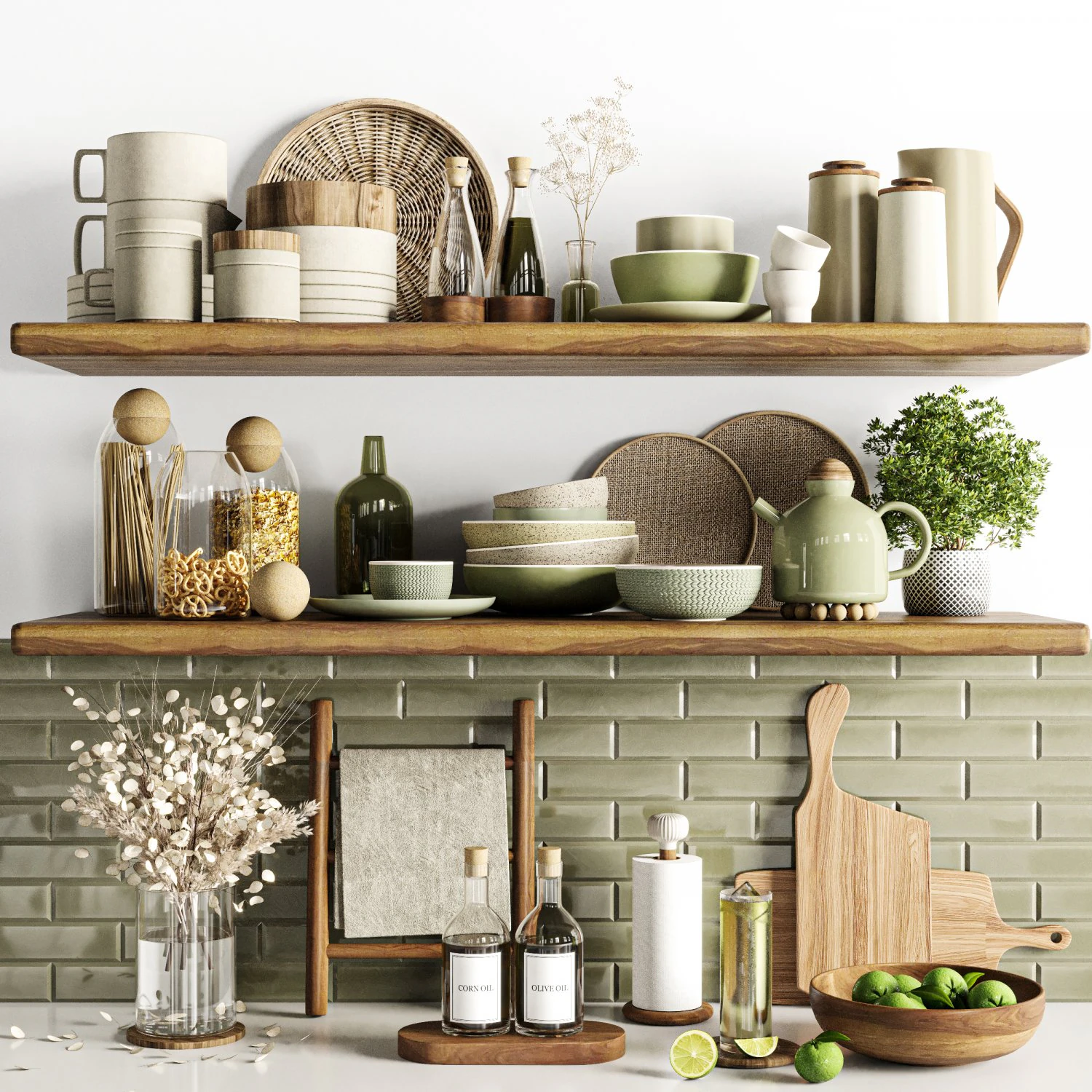 Kitchen accessories 3D Model .c4d .max .obj .3ds .fbx .stl .blend 