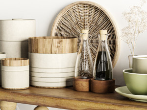 Kitchen accessories 3D 모델