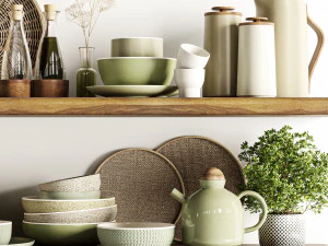 Kitchen accessories 3D Model