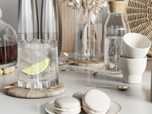 Kitchen Accessories 3D Model