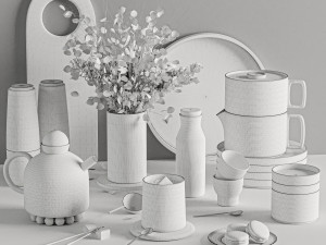 Kitchen Accessories 3D Model