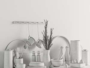 Kitchen accessories 3D 模型