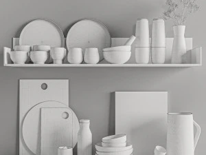 Kitchen accessories 3D Model