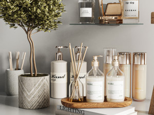 Bathroom accessories Modelo 3D