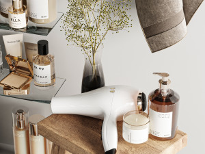Bathroom accessories Modelo 3D