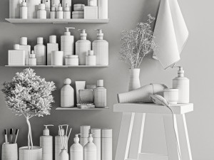 Bathroom accessories Modelo 3D