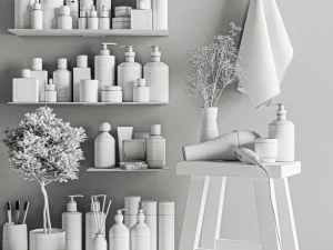 Accesorios de ba&ntilde;o Modelo 3D