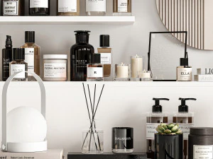 Bathroom accessories 3D Model